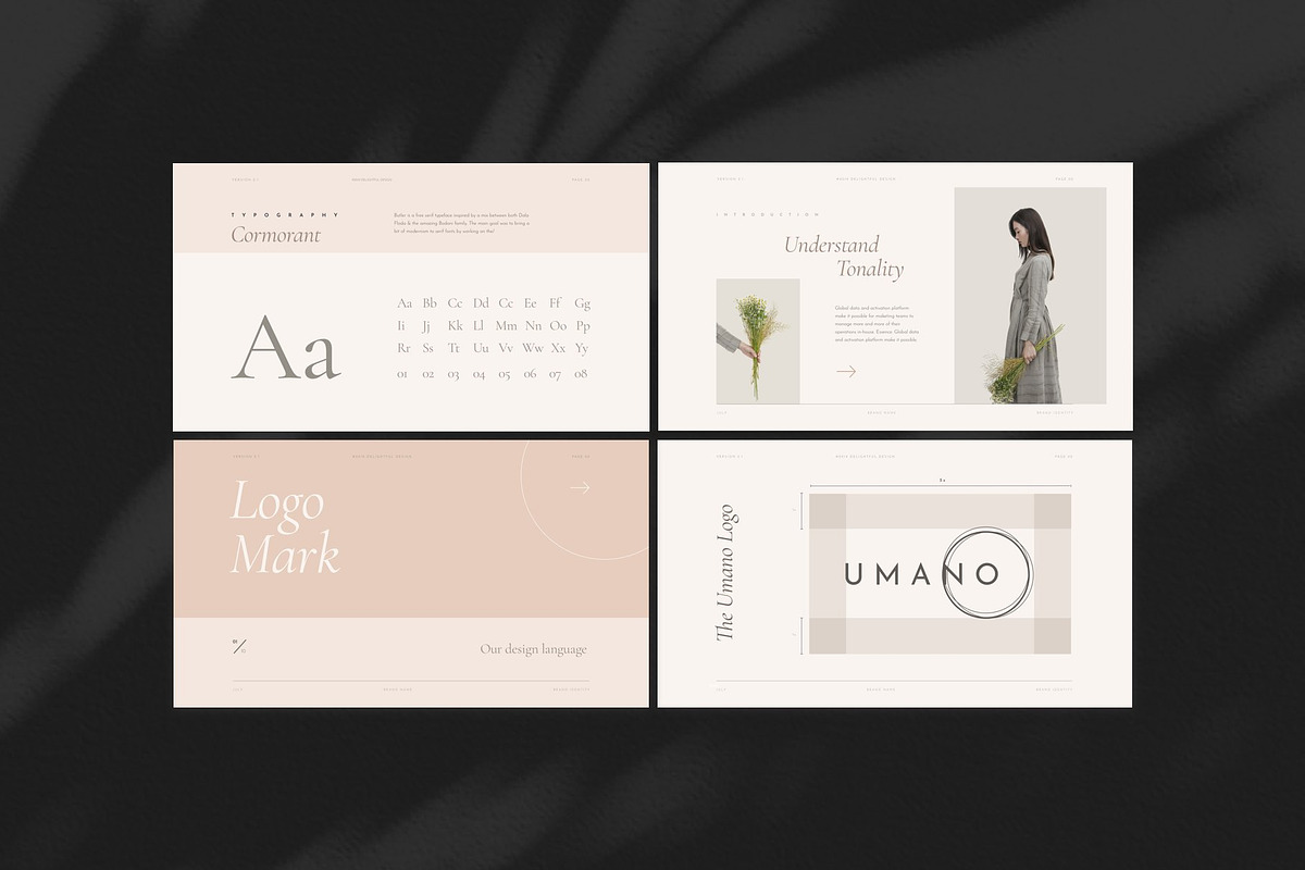 Elegant Brand Style Guide Template, a Presentation Template by Delightful Design (Photo 7 of 13)
