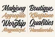 Kaleidos Rough, a Script Font by Mika Melvas (Thumbnail 3 of 8)