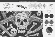 The Halloween (2025) Procreate Kit, a Brush Add-On by Digi Life (Thumbnail 3 of 6)