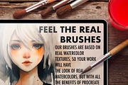 Watercolor Brushes For Procreate, a Brush Add-On by Nuclear Brushes (Thumbnail 2 of 10)