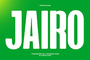 Jairo - Condensed Rounded Font, a Sans Serif Font by Pekotype (Thumbnail 1 of 16)