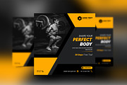 Gym Social Media Cover Post Template, a Social Media Template by zahidhossainalif (Thumbnail 5 of 5)