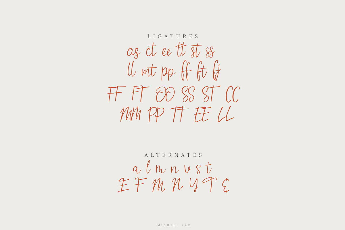 Remember | A Casual Script Font, a Script Font by Michèle Kae (Photo 9 of 10)