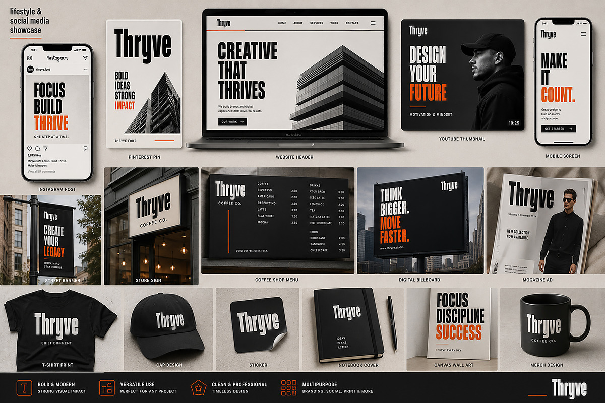 Thryve, a Slab Serif Font by Wow Magic (Photo 2 of 5)