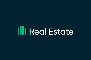 Simple Modern House Real Estate Logo, a Branding & Logo Template by funpixel