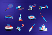 Sports Games Icons, an Emoji Icon by Vectors Market (Thumbnail 5 of 8)