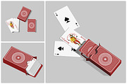 Playing Card Mockup, a Merchandise Mockup by Unerispace (Thumbnail 1 of 5)