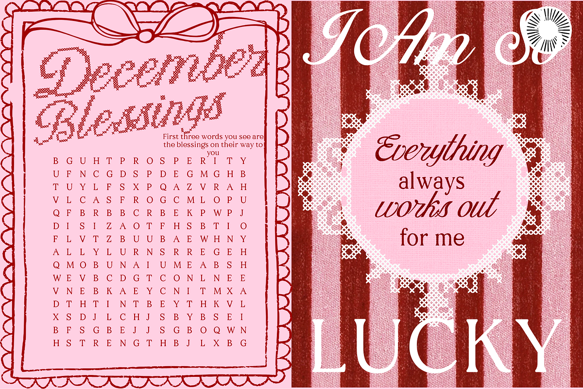 Heather knit - Stitch Font Bundle, a Script Font by Setara Langit CreativeStd (Photo 5 of 14)