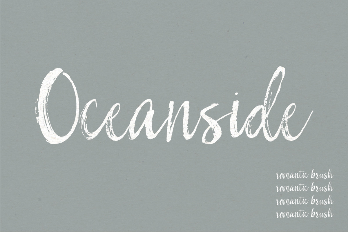 Oceanside | A Romantic Font preview 5