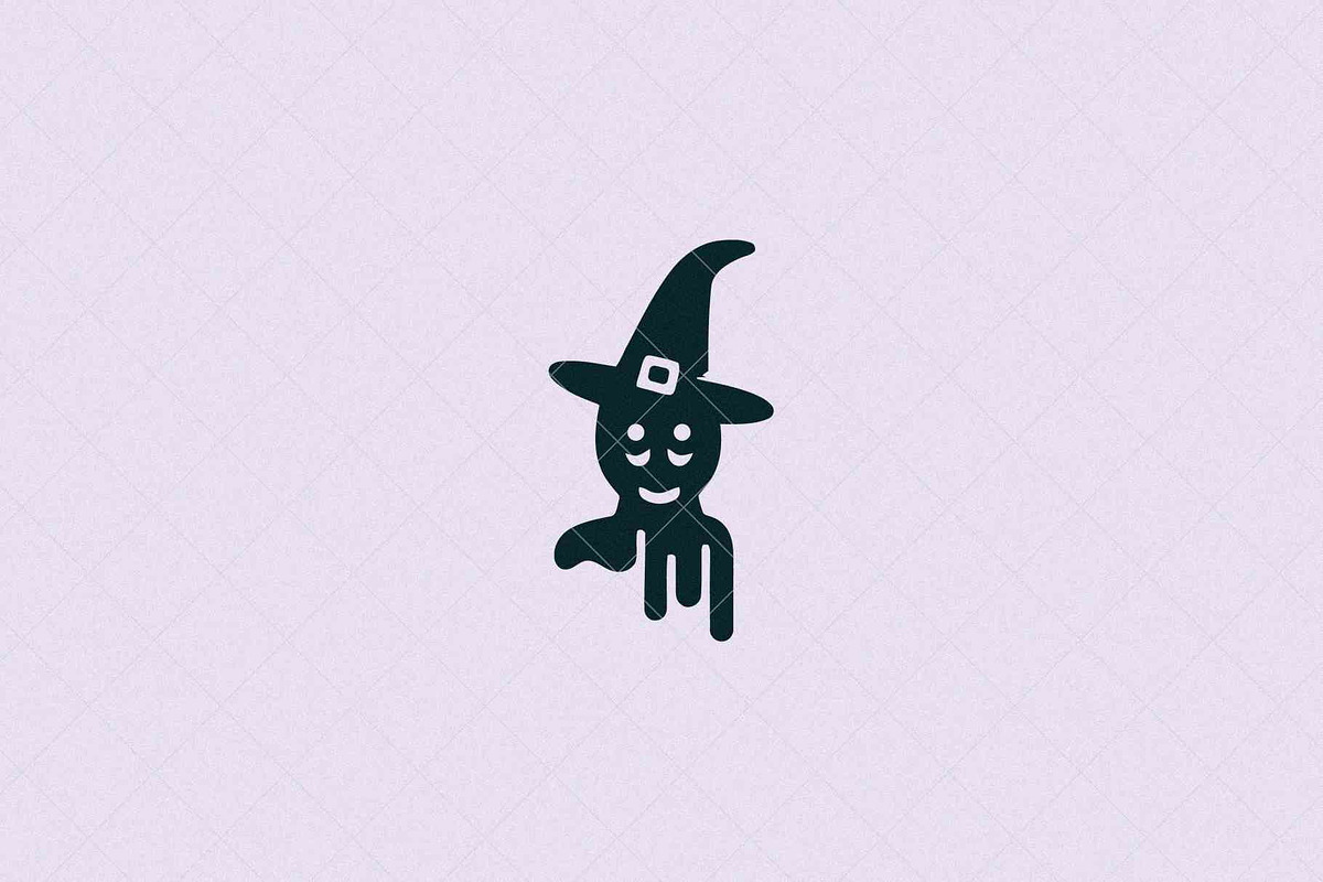 Halloween Witch Icon, a Seasonal Illustration by Vectorium Studio (Photo 2 of 3)