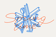 Vector Print: Ukrainian Spring, an Illustration by tubik shop (Thumbnail 3 of 4)