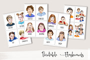 Kids Emotions - Watercolor Set, an Education Illustration by Tati Bordiu (Thumbnail 3 of 5)