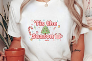 Santa Baby Pinup, Pink Christmas PNG, an Illustration by DreamArtGraphic (Thumbnail 4 of 5)