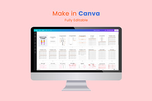Weight Loss Planner Canva KDP