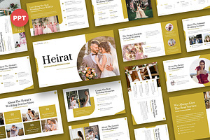 Heirat Wedding Plan Powerpoint, a Presentation Template by kerismaker
