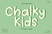 Chalky Kids - Playful Handwritten Ch, a Handwritten Font by delipensil (Thumbnail 1 of 7)