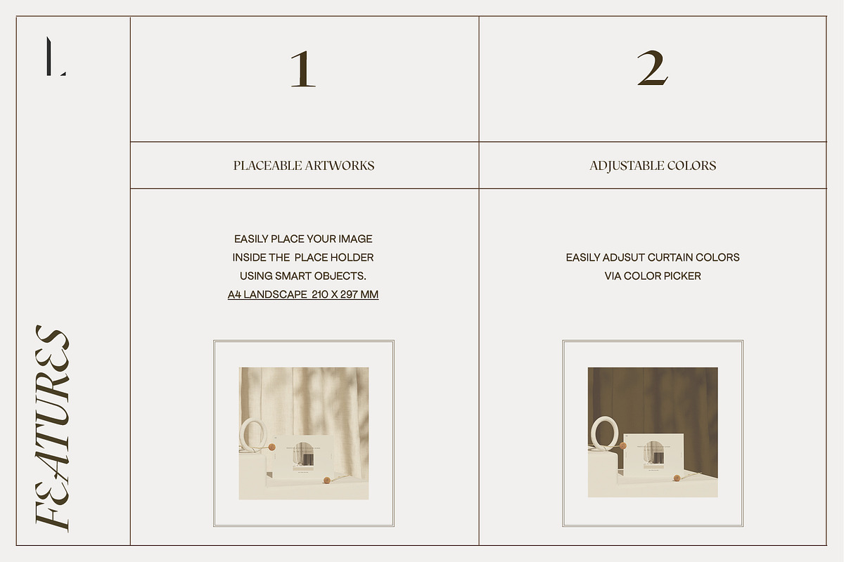 Lina A4 Video Mockup, a Print Template by LINII (Photo 3 of 4)