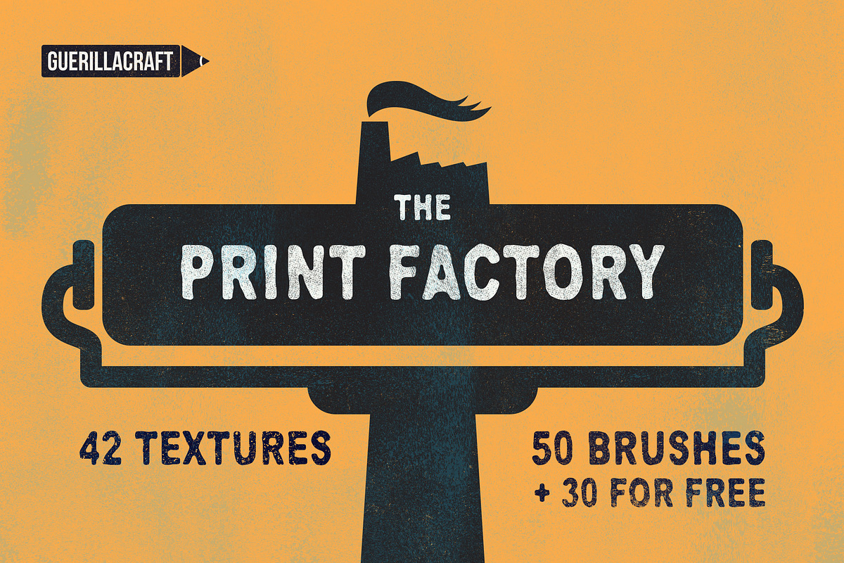 The Print Factory, a Texture Graphic by Guerillacraft (Photo 1 of 5)