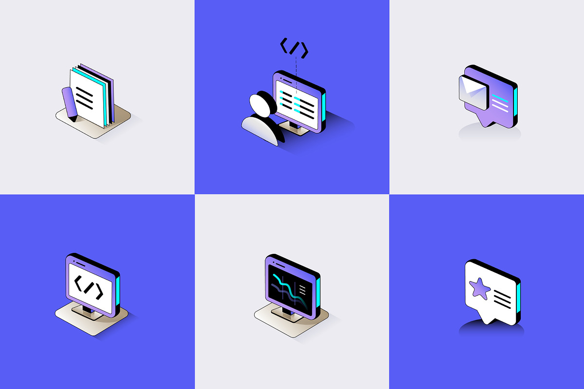 Cybersecurity Isometric Icons, a Solid Icon by Polar Vectors (Photo 7 of 10)
