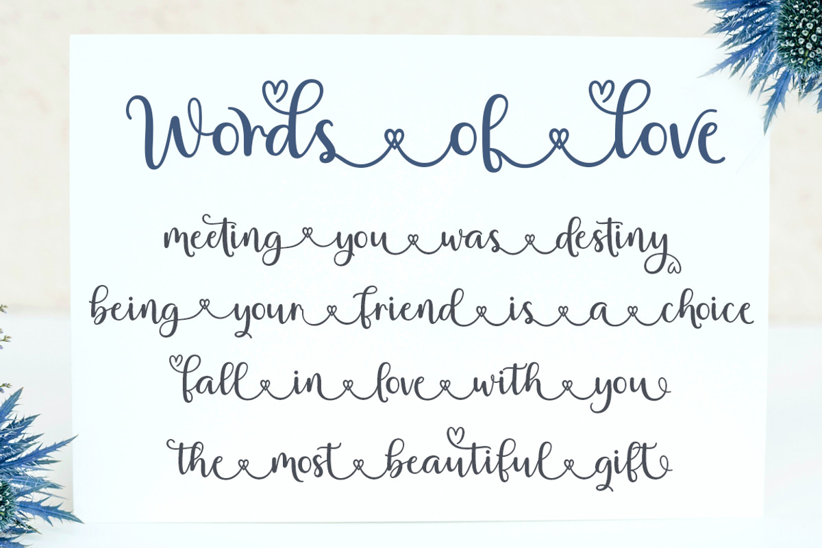 Baby Salmon Script, a Script Font by Zane Studio (Photo 2 of 8)