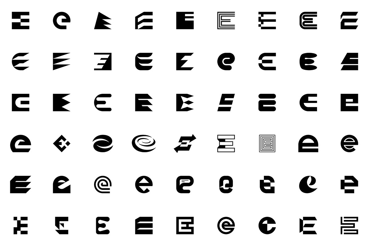Set of letter E logo, a Branding & Logo Template by NataliiaVolyk (Photo 2 of 3)