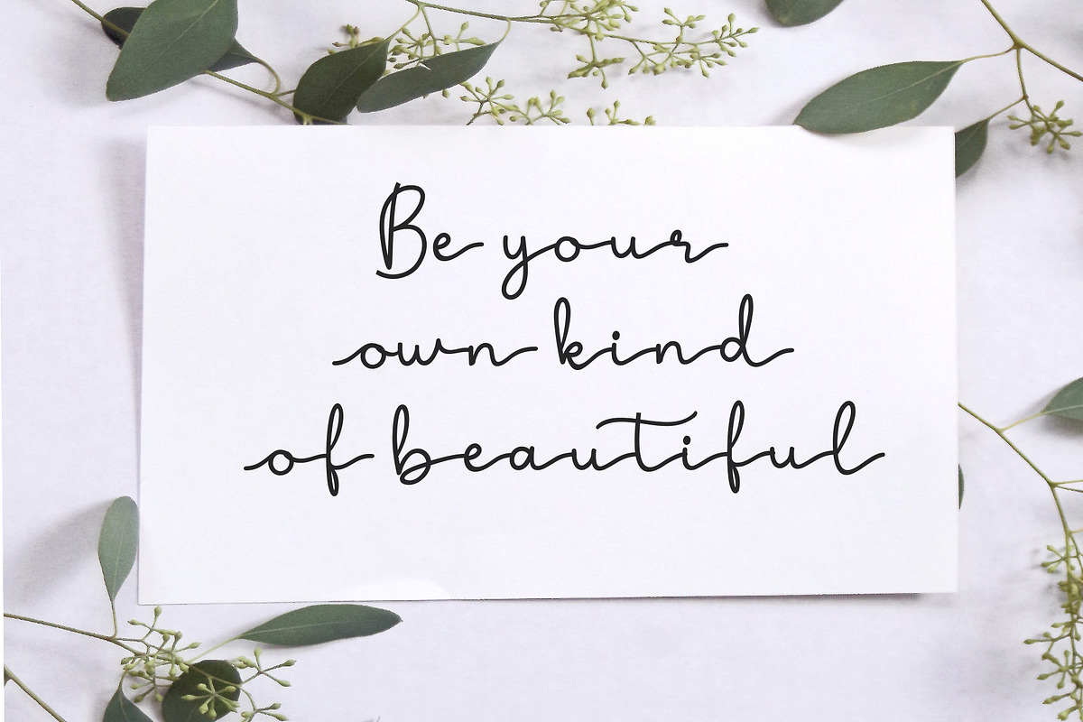 City line, a Handwritten Font by Sulthan Studio (Photo 4 of 6)