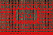 Red Lace Clipart Borders, an Illustration by Amanda Ilkov (Thumbnail 5 of 5)