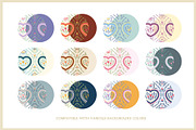 Cottagecore Pattern 8 Romantic Heart, a Pattern Graphic by Euonia Meraki (Thumbnail 4 of 13)