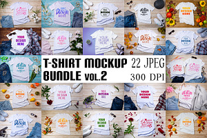 SALE!T-Shirt mockup bundle vol.2