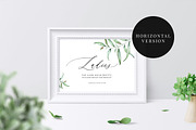 Wedding Bathroom Sign, Aurora, an Invitation Template by Alice Bluefox (Thumbnail 3 of 7)