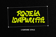 Rojela – Urban Display Font Typeface, a Sans Serif Font by ONESADYA (Thumbnail 8 of 13)