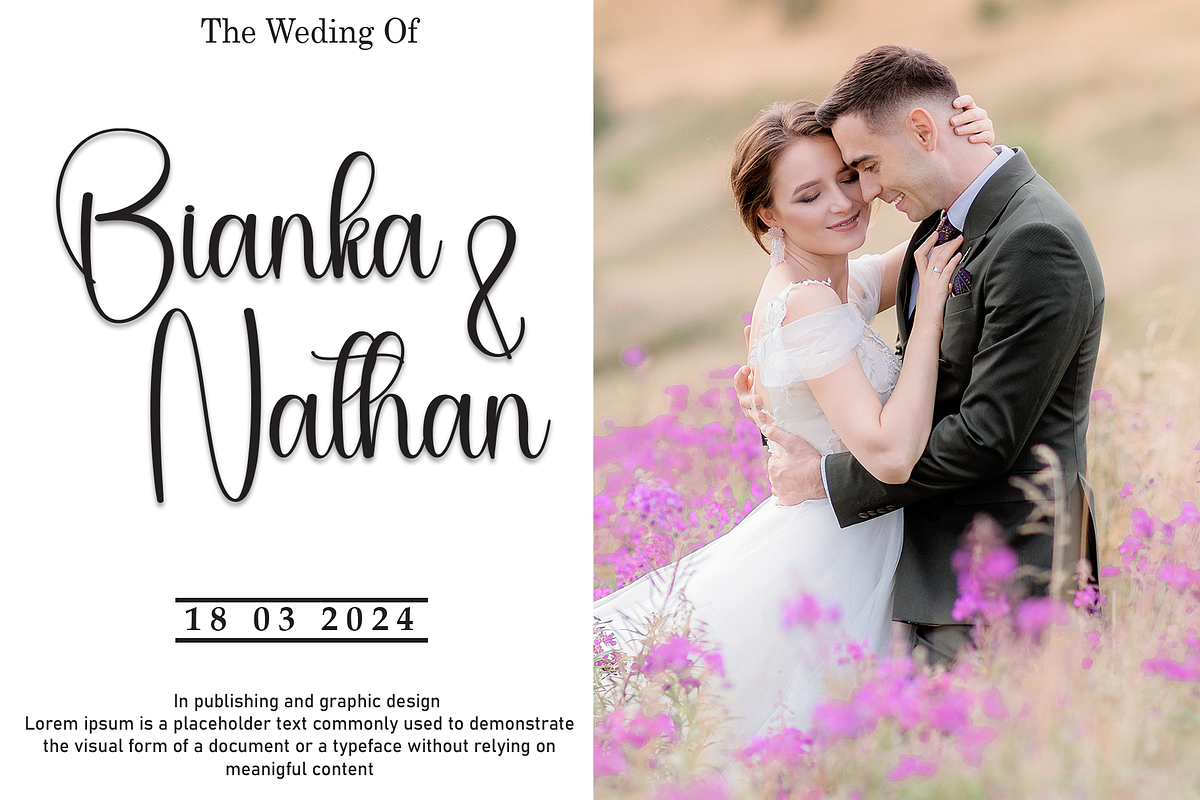 Nature | Script Font, a Handwritten Font by Scratchones (Photo 2 of 9)