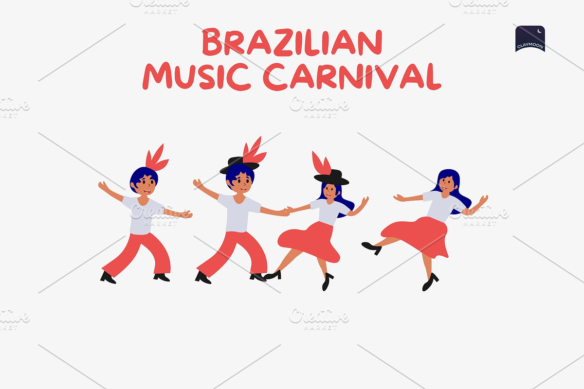 Brazilian Music Carnival, an Object Illustration by Claymoon Lab (Photo 3 of 5)