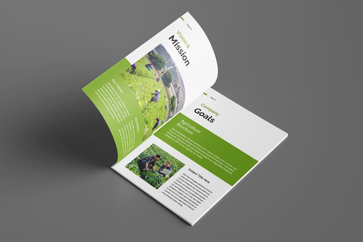 Agriculture Brochure Layout, a Brochure Template by Seeing-art (Photo 5 of 11)