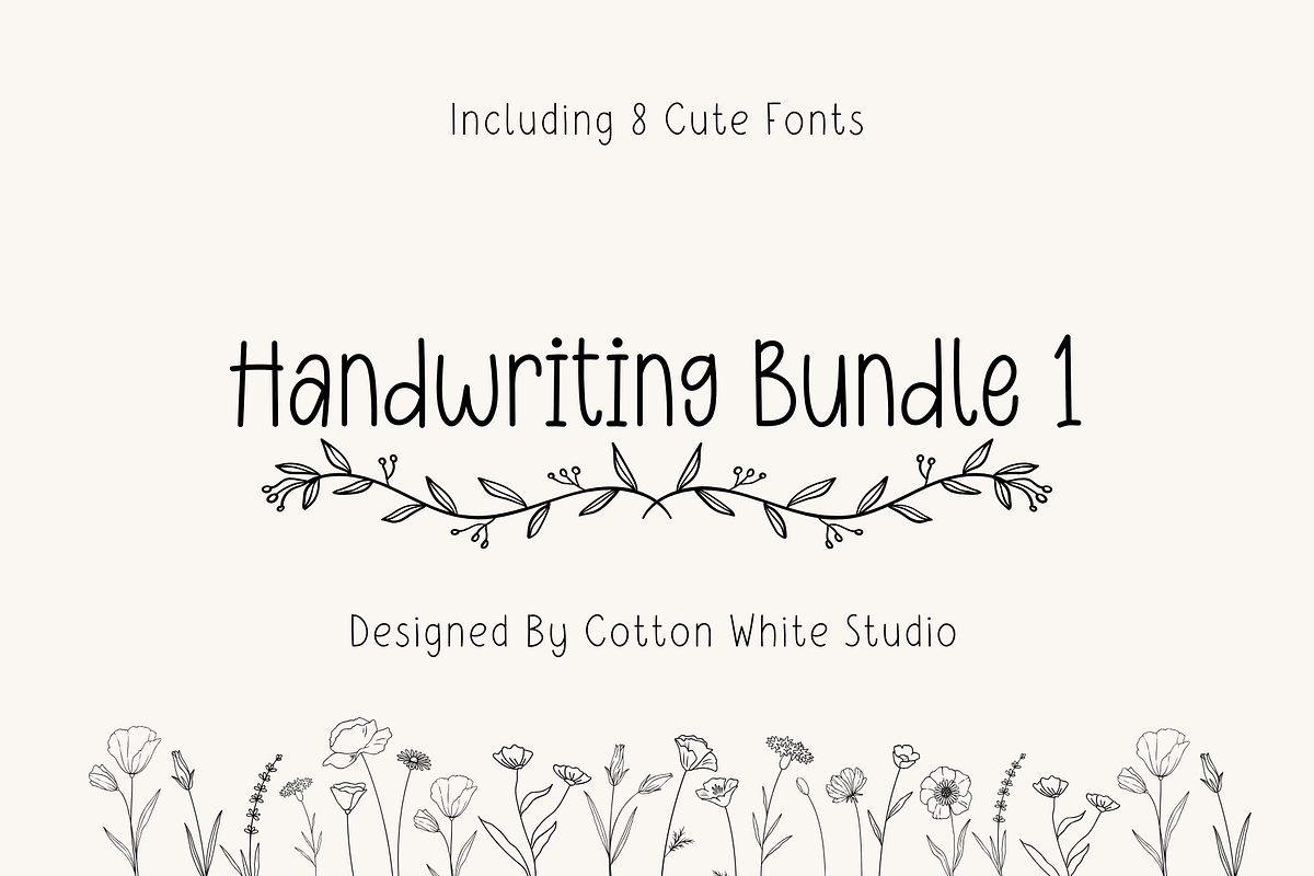 Handwriting Bundle 1, a Handwritten Font by Sofia Skoog (Photo 1 of 9)