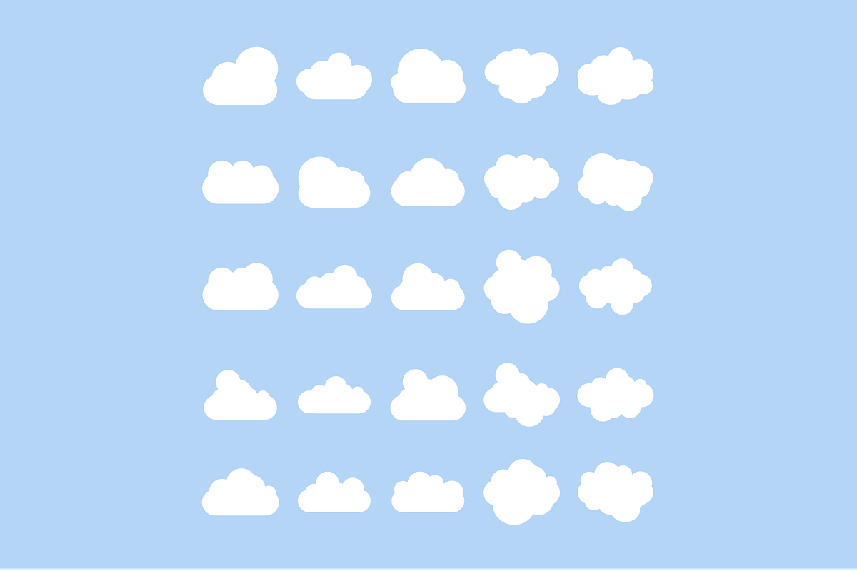 Cloud Vector Graphics | Cloud Set, an Object Graphic by WildGallant Graphics (Photo 2 of 2)