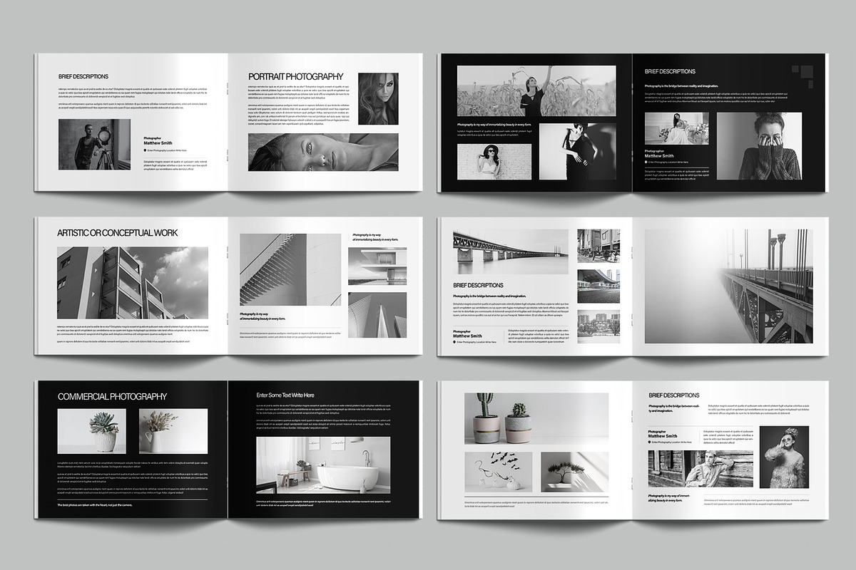 Photography Portfolio Design, a Brochure Template by MightyDesign (Photo 3 of 7)