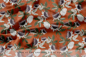 Passion Fruit Seamless Patterns