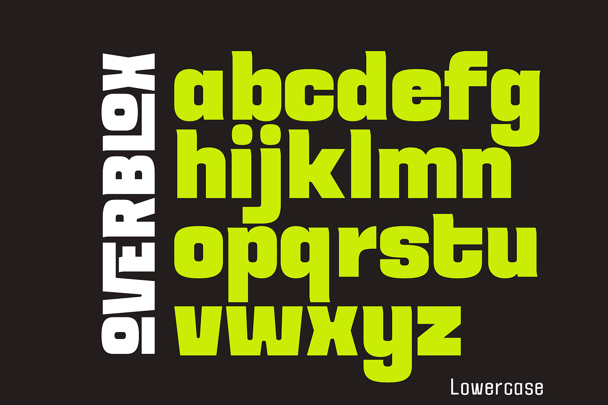 Overblox, a Font by Ardyanatypes (Photo 9 of 12)