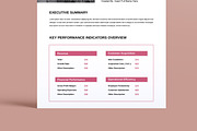 Business Monthly Report Template, a Flyer Template by MightyDesign (Thumbnail 3 of 8)