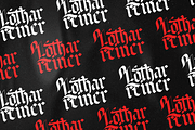 Lothar Reiner – Gothic Blackletter, a Blackletter Font by Inviline.co (Thumbnail 6 of 15)