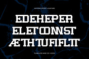 Gehors - Sport Display Font, a Serif Font by Flawless And Co (Thumbnail 9 of 10)