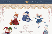Christmas Theatre Clipart 230+, a Seasonal Illustration by Muse Artist (Thumbnail 4 of 22)