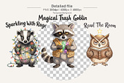 Grumpy Woodland Hygge Sublimation, a Decorative Illustration by Artnoy (Thumbnail 3 of 18)