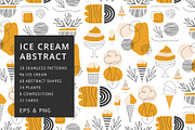 Ice cream abstract, a Pattern Graphic by Anatartan Design (Thumbnail 1 of 18)