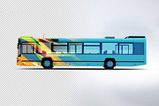 City Bus Mock-Up, a Product Mockup by DesignRushMarket (Thumbnail 5 of 6)