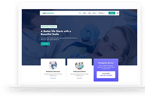 AT Dental Onepage WordPress Theme