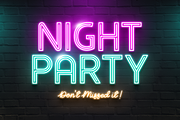 Neon Vibes - Retro Neon Light Font, a Font by Pixesia Studio (Thumbnail 2 of 10)