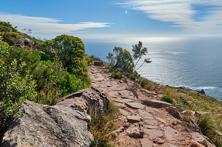 Mountain trails - Lion's Head and Table Mountaion, a Photo by Peopleimages.com