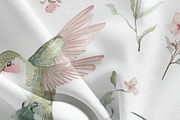 Hummingbirds Pattern, a Decorative Illustration by Pati Charm Studio (Thumbnail 6 of 7)